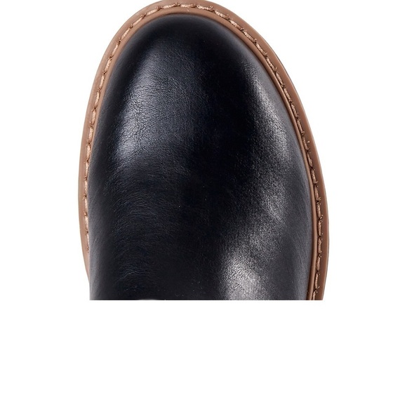 time and true-size 9 wide-tall riding boots with buckle detail and zipper. - Picture 3 of 10